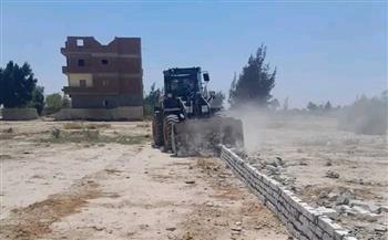 تنفيذ إزالة فورية لحالتي تعد بالبناء المخالف بمركزي أبوصوير و القنطرة شرق