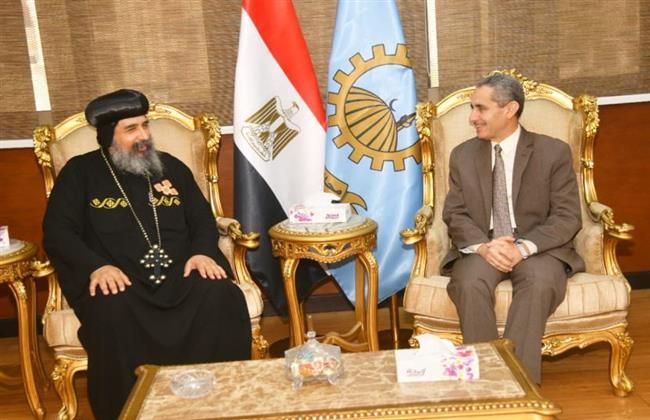 محافظ الغربية يستقبل الأنبا أغناطيوس للتهنئة بـ عيد الأضحى المبارك