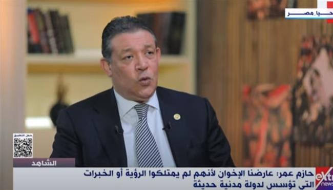 حازم عمر لـ"الشاهد": الإخوان هددوا مسئولين من حضور المؤتمر التأسيسى لـ"الشعب الجمهورى"
