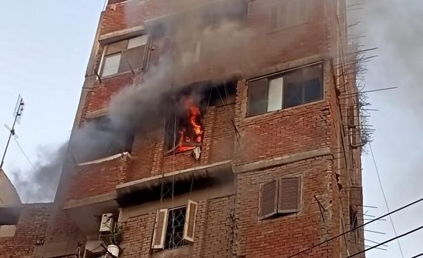 إخماد حريق داخل منزل فى العياط دون إصابات