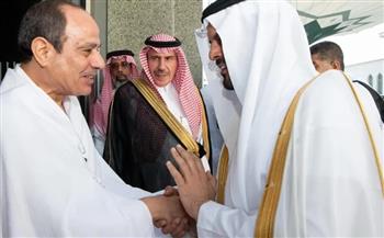   الرئيس السيسي يصل إلى مطار الملك عبدالعزيز الدولي لأداء مناسك الحج