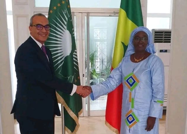 وزيرة خارجية السنغال الجديدة تستقبل السفير المصري
