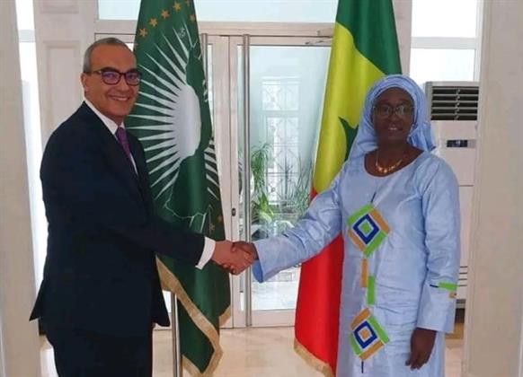 وزيرة خارجية السنغال الجديدة تستقبل السفير المصري