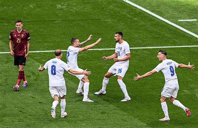 سلوفاكيا تحقق فوزا مفاجئا على بلجيكا بهدف نظيف في يورو 2024