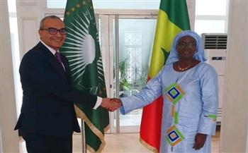   وزيرة خارجية السنغال الجديدة تستقبل السفير المصري