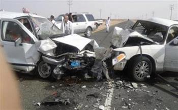   مصرع وإصابة 7 أشخاص في تصادم سيارتين بطريق "طنطا _كفر الشيخ"