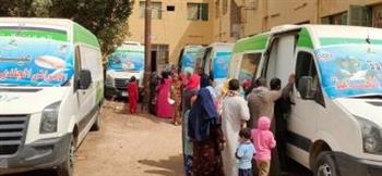 "تضامن الشرقية": فحص وعلاج 142 مريضا من الأولى بالرعاية في قافلة طبية مجانية