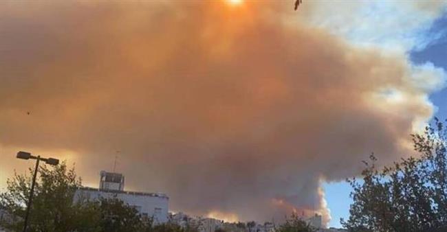 إخماد حريق بالقرب من مبنى الكنيست الإسرائيلي بالقدس المحتلة