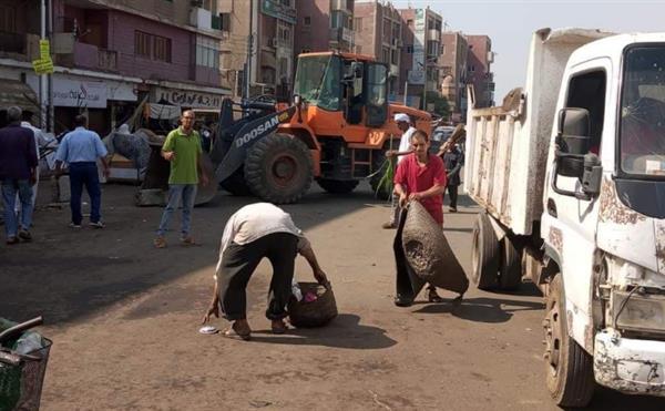 رفع 250 طن "مخلفات العيد" بشوارع وحدائق القناطر الخيرية