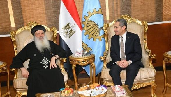 الأنبا بولا مطران طنطا وتوابعها يهنئ محافظ الغربية بعيد الأضحى المبارك