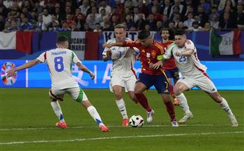   «ظهور إسباني قوي وتراجع إيطالي» التعادل السلبي يحسم الشوط الأول