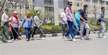 وزيرة التضامن تعلن نجاح تركيب أول مسارات للطلاب المكفوفين بجامعة الزقازيق