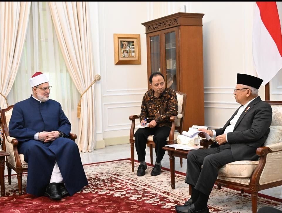 خلال زيارته.. وكيل الأزهر يلتقي نائب رئيس إندونيسيا لبحث سبل تعزيز التعاون