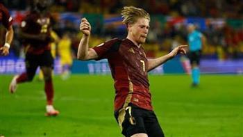 يورو 2024.. كيفين دي بروين أفضل لاعب في مباراة بلجيكا ورومانيا