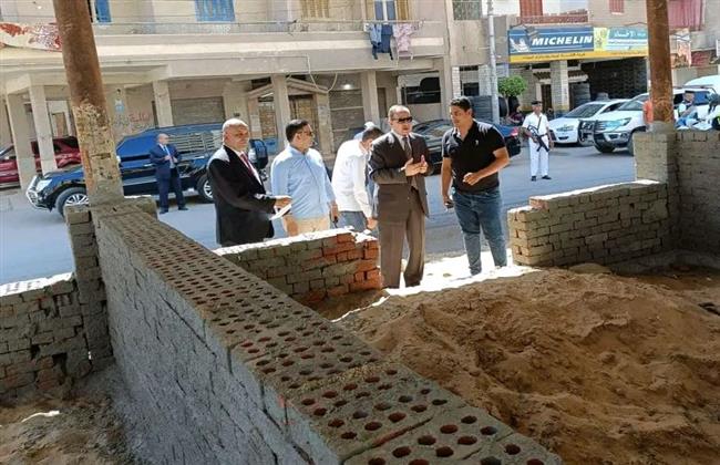 جولة لـ محافظ كفر الشيخ لمتابعة أعمال تطوير السوق الحضري الجديد