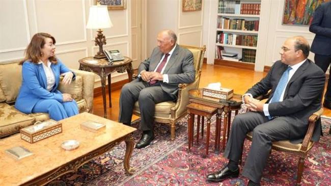 وزير الخارجية يشيد بجهود مديرة مكتب الأمم المتحدة المعني بالمخدرات