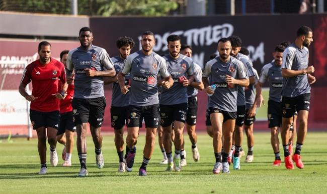 الدوري المصري .. الأهلي يواصل تدريباته استعدادًا لمواجهة فاركو