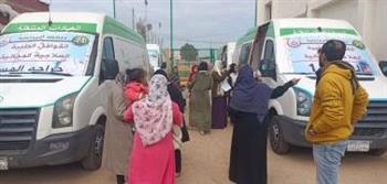 فحص 1106 مواطنا في قافلة طبية مجانية بالقليوبية 