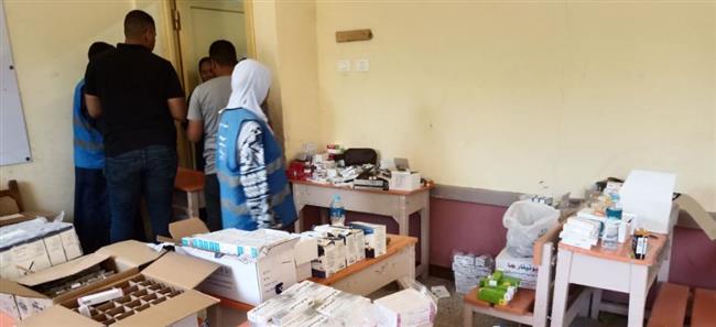 قافلة طبية شاملة لجامعة جنوب بقرية الحراجية بقنا 