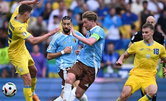 يورو 2024 .. بلجيكا تتأهل لدور الـ16 بتعادلها السلبي أمام أوكرانيا