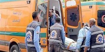   إصابة 7 أشخاص في حادث انقلاب سيارة أجرة بالطريق الزراعي بأسوان