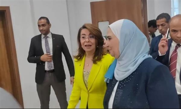 وزيرة التضامن والدكتورة غادة والي في جولة تفقدية الى مركز علاج الإدمان
