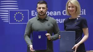   زيلينسكي يوقّع اتفاقية أمنية مع الاتحاد الأوروبي