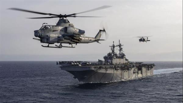 البحرية الأمريكية ترسل سفينة إنزال هجومية إلي القرب من لبنان