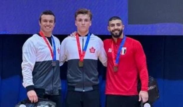 عمر العربي يحصد برونزية بطولة رومانيا الدولية للجمباز الفني
