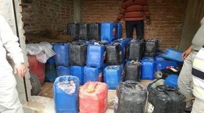 حملات تموينية بالبحيرة تضبط 40000 لتر سولار بموقع غير مرخص