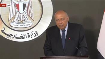 مؤتمر صحفي مشترك لوزيري خارجية مصر وإسبانيا اليوم 