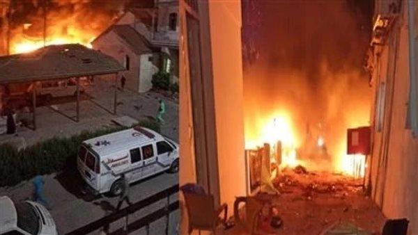 غارة جوية إسرائيلية على محيط مستشفى الأوروبي جنوبي قطاع غزة