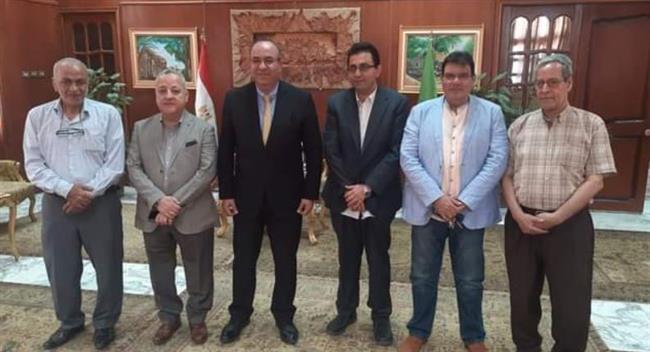 جامعة المنوفية تستقبل زيارة الدعم الفني بالتعليم العالي 