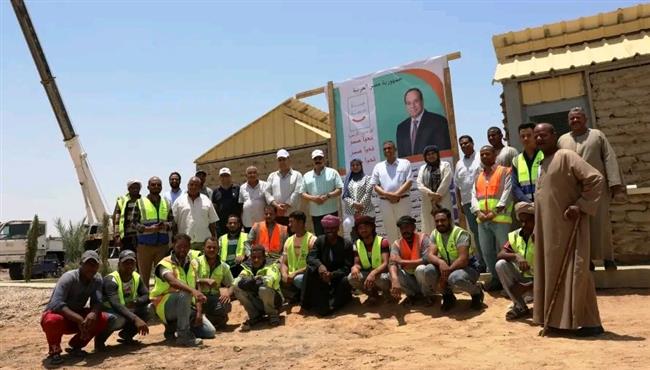 محافظ أسوان يعطى إشارة التشغيل التجريبي لأكبر مشروع صرف صحي 