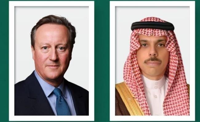 وزير الخارجية السعودي يتلقى اتصالا هاتفيا من نظيره البريطاني