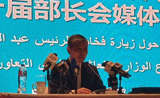 السفير الصينى بالقاهرة : العلاقات الثنائية مع مصر تعد نموذجا حيا للتضامن