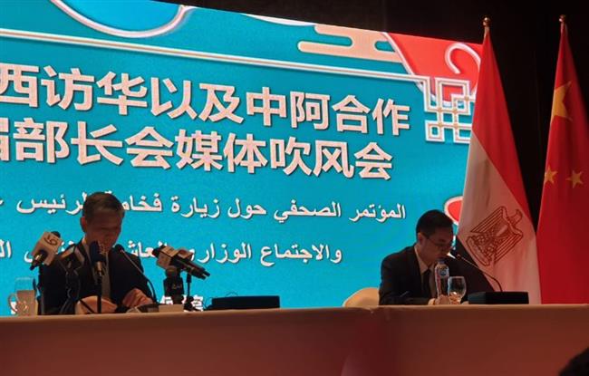 السفير ليتشيانج : زيارة الرئيس السيسي للصين تتزامن مع الذكري العاشرة للعلاقات الاستراتيجية