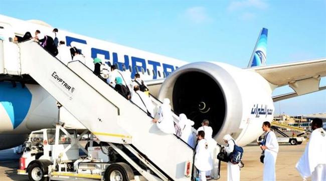  مصر للطيران تسير 19 رحلة جوية إلى الأراضي المقدسة اليوم