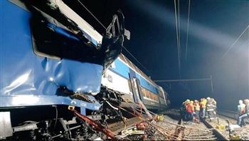   مصرع وإصابة 27 شخصا جراء حادث تصادم قطارين في التشيك
