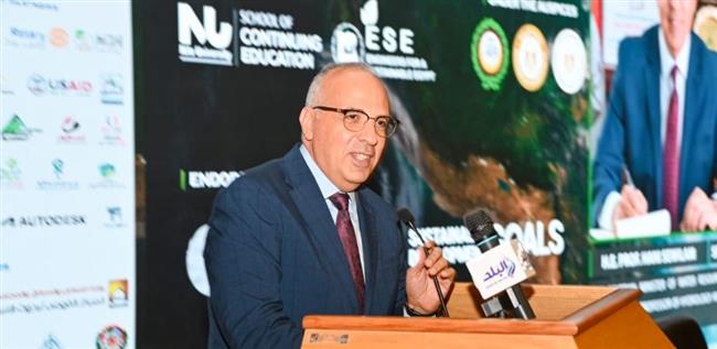 وزير الري: البحث العلمى أدة هامة في التعامل مع تحديات المياه