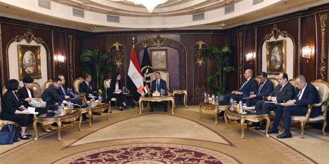 وزير الداخلية يبحث مع وفد أمني صيني مستجدات القضايا 