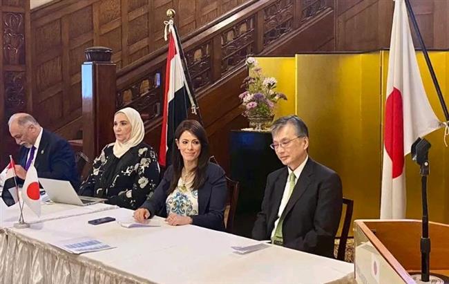 وزيرة التعاون الدولي تشارك في حفل السفارة اليابانية