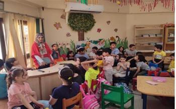   حملة "اقرا فكر" و النادي الصيفي و سينما الاطفال بمكتبة مصر العامة بدمنهور