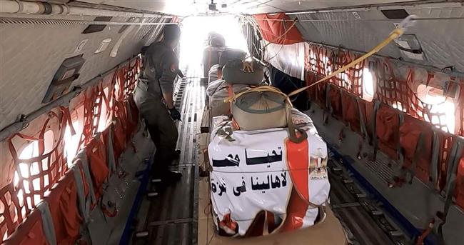 مصر تواصل جهودها فى تقديم المساعدات الإنسانية لقطاع غزة 