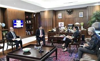   وزيرة خارجية إندونيسيا تبحث مع سفير مصر بجاكرتا تعزيز التعاون الثنائي وآخر التطورات بغزة
