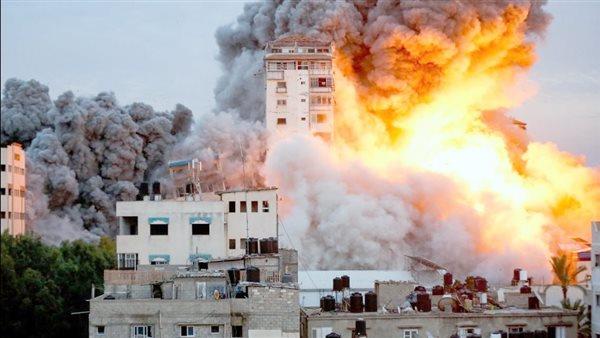 حريق كبير بوادي الدلافة في جنوب لبنان جراء قصف إسرائيلي