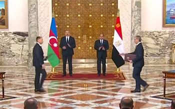   تفاصيل توقيع 7 اتفاقيات ومذكرات تفاهم بين مصر وأذربيجان