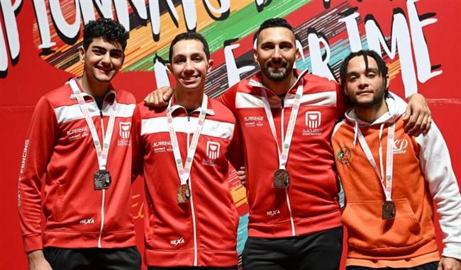 ارتفاع حصيلة منتخب مصر لـ 16 ميدالية متنوعة في بطولة إفريقيا للسلاح بالمغرب