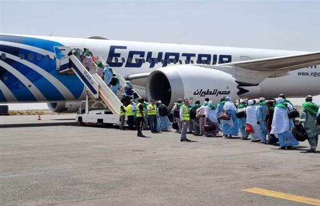 مصر للطيران تنهي جسرها الجوي لنقل حجاج بيت الله الحرام إلى الأراضي المقدسة