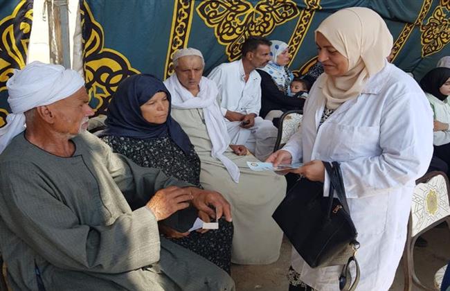 اليوم.. 640 حالة حصاد قافلة جامعة الزقازيق بقرية كفر قراجه بـ الشرقية